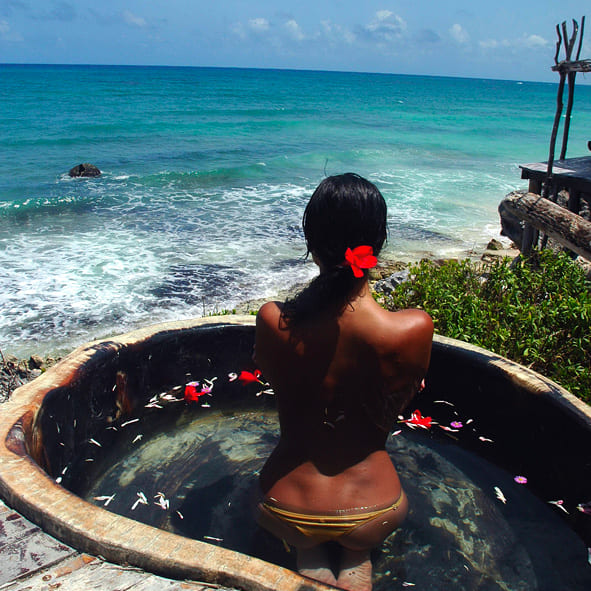 Relajarse a la orilla del mar – RIVIERA MAYA , PLAYAS